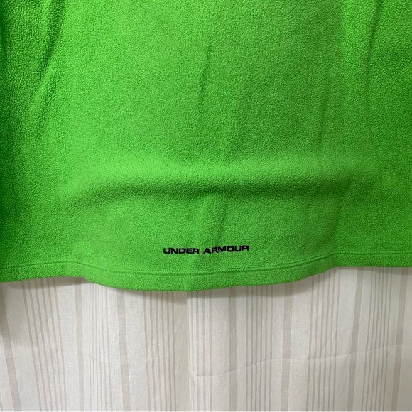 🌈5/$25 BUNDLE! Under Armour neon lime green fleece long sleeve - Picture 4 of 5